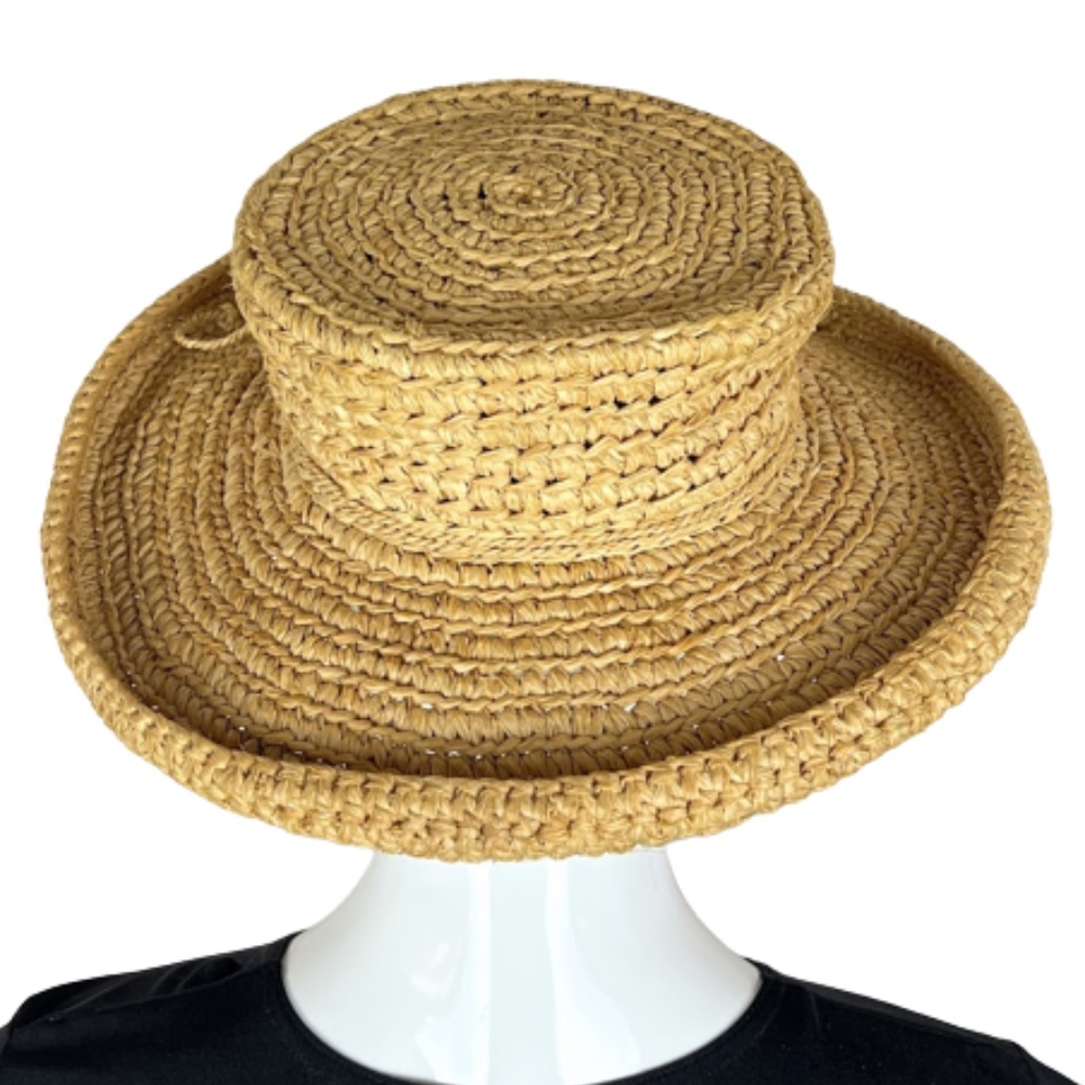 Helen Kaminski Raffia Vintage Handmade Women's Hat Australia Host Pick - Picture 7 of 11